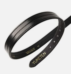 YUKETEN Triple Stitched Belt Black* Belts