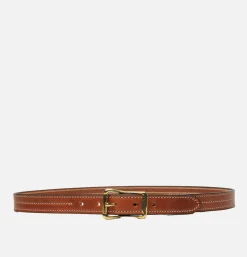 YUKETEN Triple Stitched Belt Havana* Belts