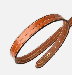 YUKETEN Triple Stitched Belt Havana* Belts
