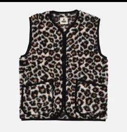 COLDBREAKER Vest Pepitco Leopard* Sweatshirts & Fleeces