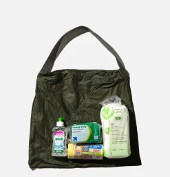 PUEBCO Vintage Parachute Light Bag Olive* Tote-bags