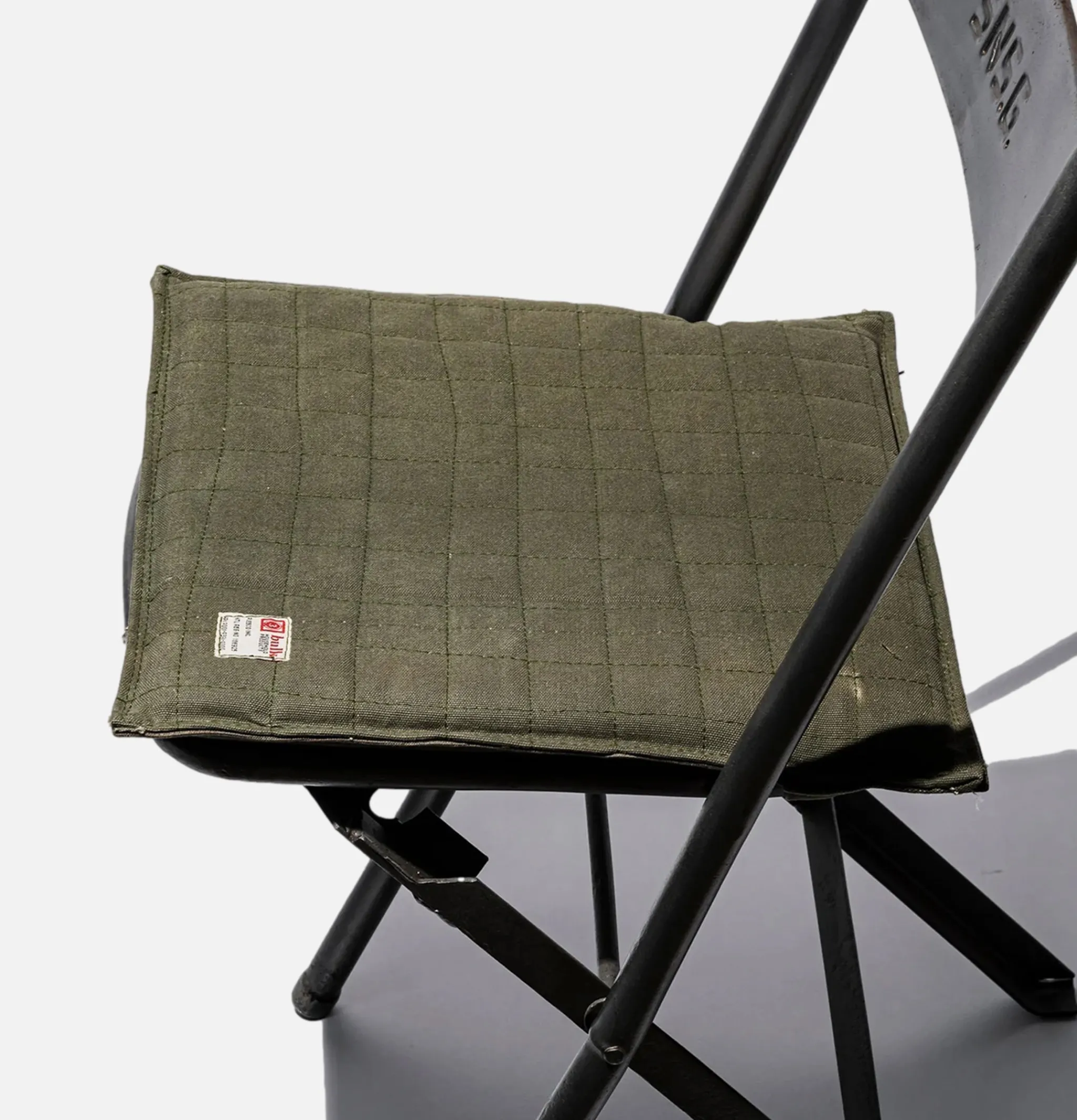 PUEBCO Vintage Tent Seat Cushion Green* Maison