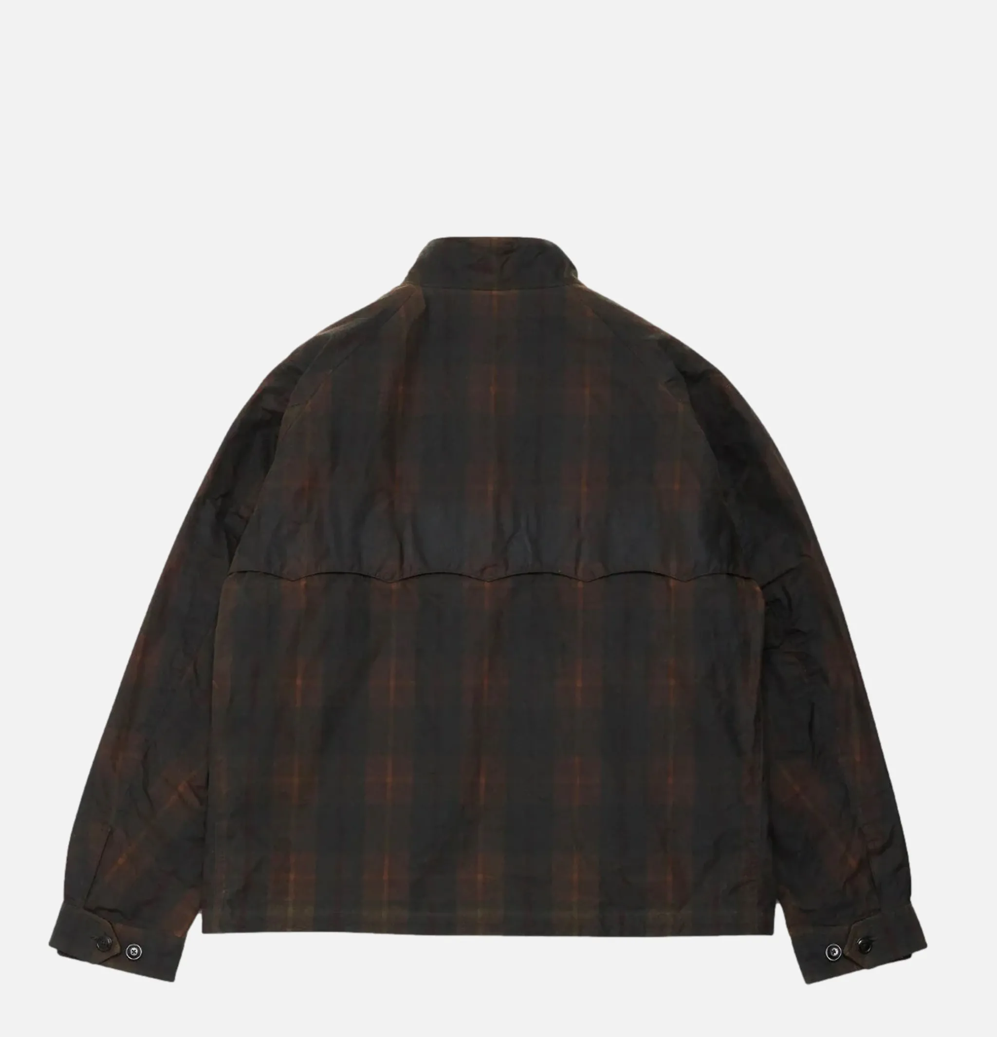 BARACUTA Wax Pattern G4 Brown Check* Veste