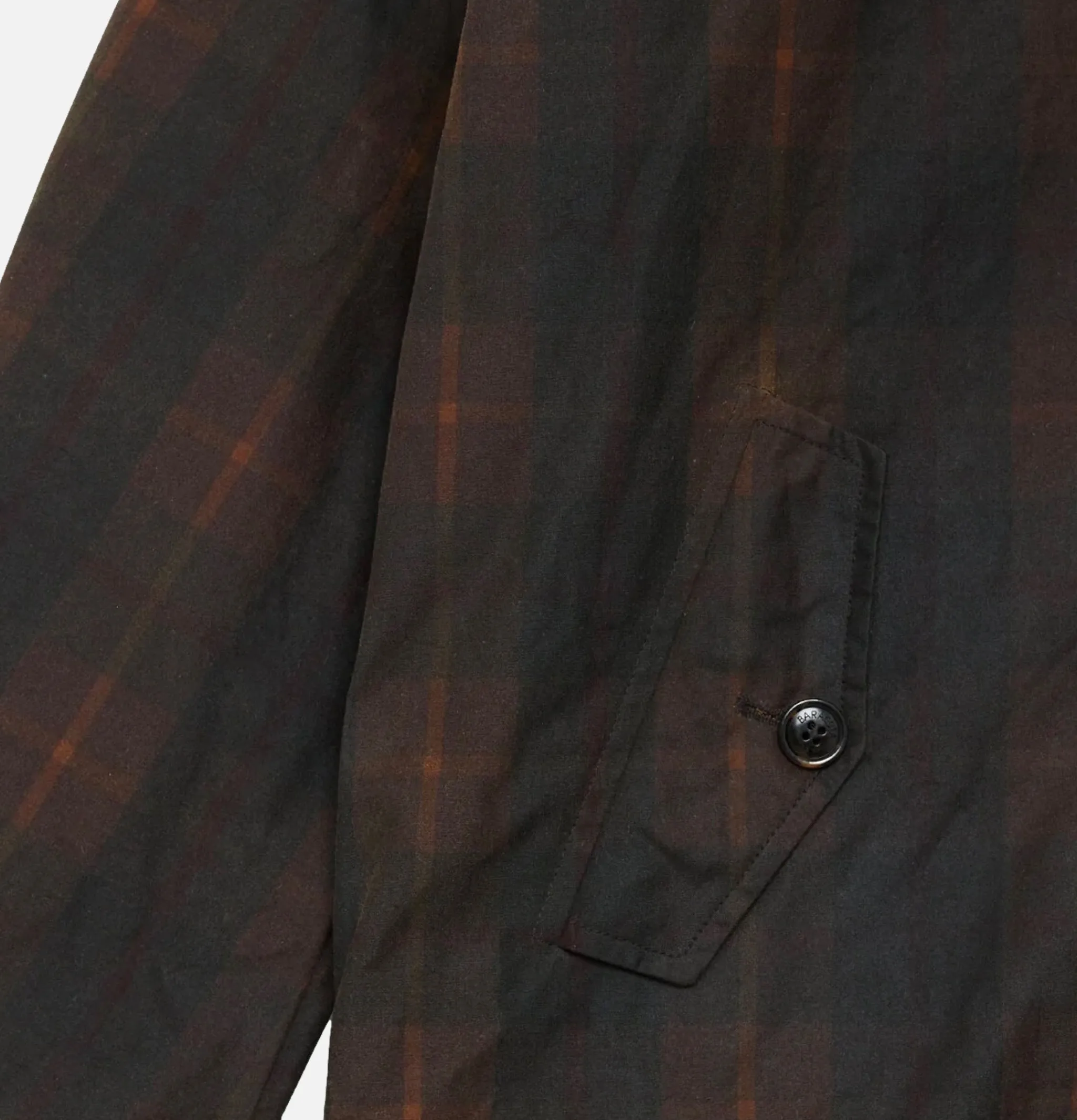 BARACUTA Wax Pattern G4 Brown Check* Veste