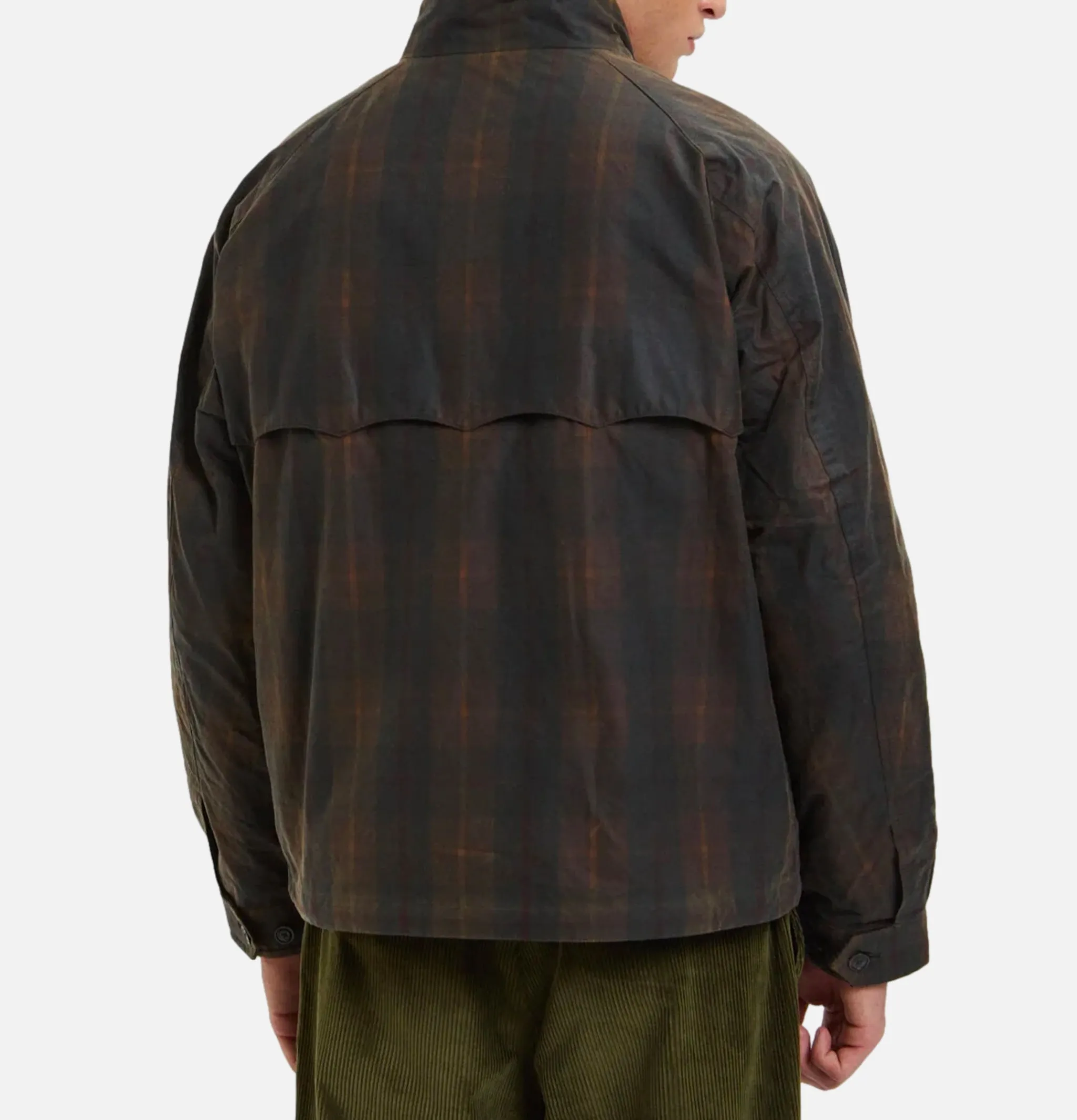 BARACUTA Wax Pattern G4 Brown Check* Veste