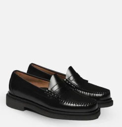 G.H. BASS Weejun Loafer Step Larson Black* Mocassins