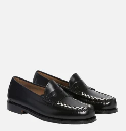 G.H. BASS Weejun Weave Penny Loafer Black & White* Mocassins