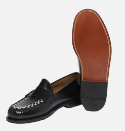 G.H. BASS Weejun Weave Penny Loafer Black & White* Mocassins