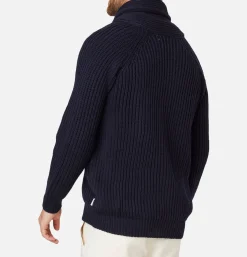 PEREGRINE Wilkinson Cardigan Wool Navy* Knitwear