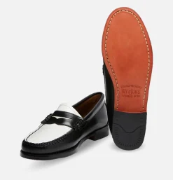 G.H. BASS Womens Weejun Loafers Black and White*Women Shoes