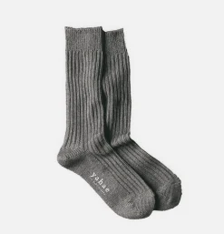 YAHAE Yak Ribbed Socks Grey* Socks