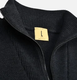 NITTO KNITWEAR Youri Camionneur Anthracite* Knitwear