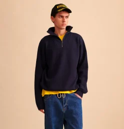 NITTO KNITWEAR Youri Camionneur Navy* Knitwear