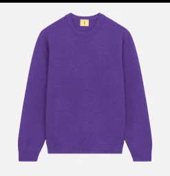 NITTO KNITWEAR Youri Round Neck Purple* Knitwear