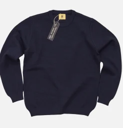 NITTO KNITWEAR Youri Wool Knit Navy* Knitwear