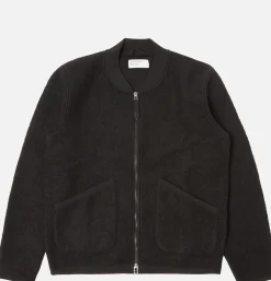 UNIVERSAL WORKS Zip Bomber Wool Black* Veste